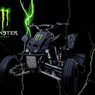 Monster energy logo background