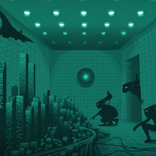 Virtual desktop background