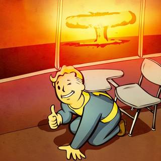 Mushroom cloud wallpaper