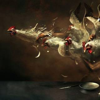 Crazy desktop background