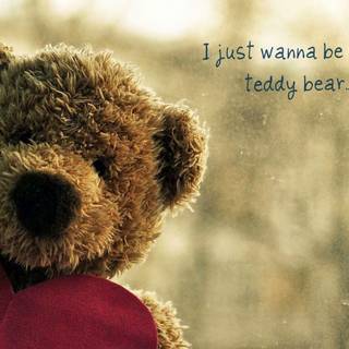 Cute teddy bear wallpaper