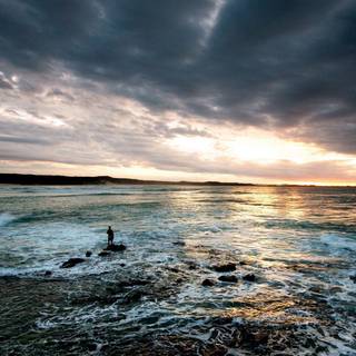 Dark sunset wallpaper