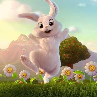 Easter bunny wallpaper
