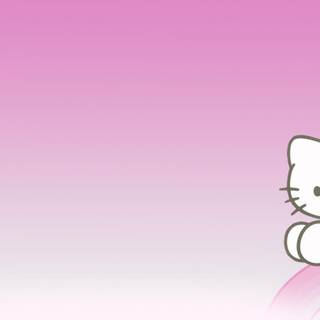 Hello Kitty pink background