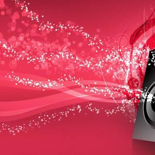 Pink music wallpaper