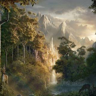 Fantasy world wallpaper