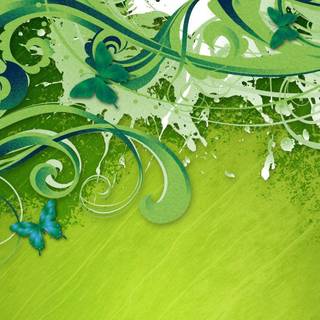 Green desktop background