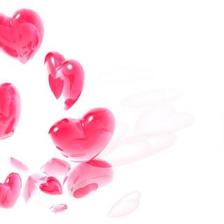 Pink hearts wallpaper