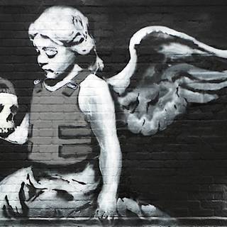 Banksy graffiti wallpaper
