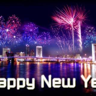 New Year desktop background