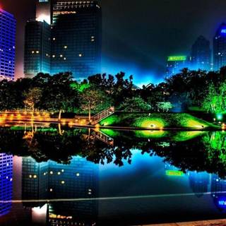 City lights wallpaper