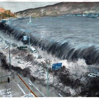 Tsunami wallpaper