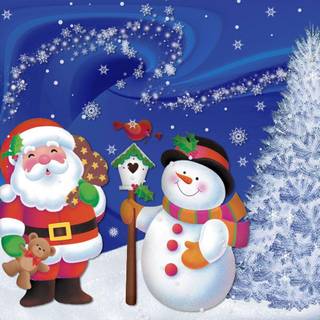 Free funny christmas wallpaper