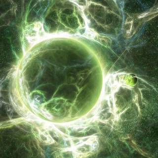 Green planet wallpaper