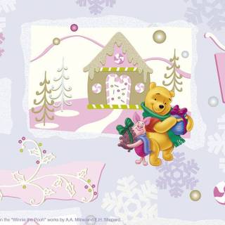 Winnie the pooh christmas wallpaper