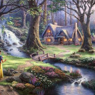 Thomas Kinkade Disney wallpaper