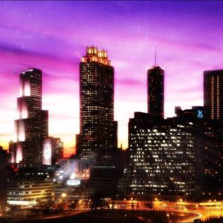 Atlanta skyline wallpaper
