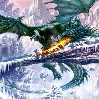 Water dragon wallpaper