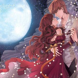 Romantic anime wallpaper