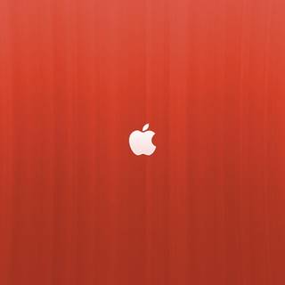 Red Apple logo wallpaper
