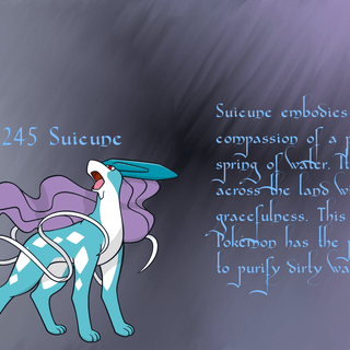 Suicune wallpaper
