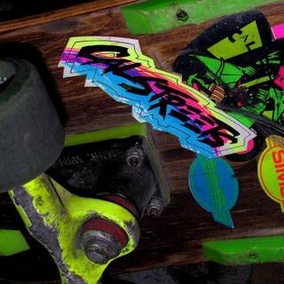 Wallpaper of skateboard