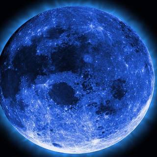 Blue moon wallpaper