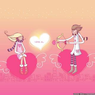 In love wallpaper