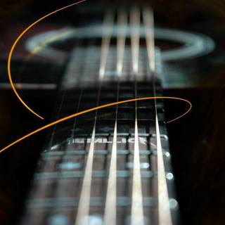 Acoustic guitar wallpaper