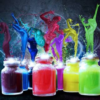 Colorful desktop backgrounds