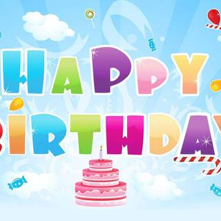 Birthday wall paper