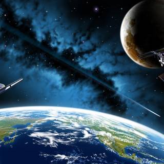 Fantasy space wallpaper