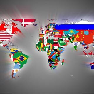 World map background