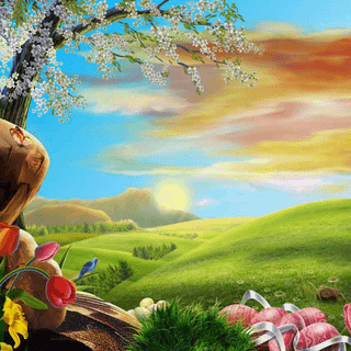 Free desktop wallpaper for easter