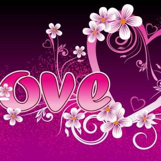 Love quotes with background