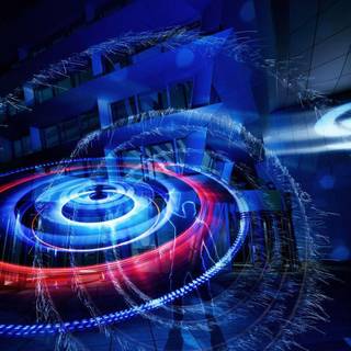 Light painting wallpaper