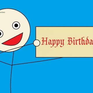 Funny happy birthday wallpaper