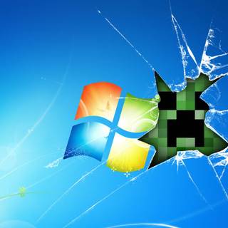 Minecraft creeper wallpaper