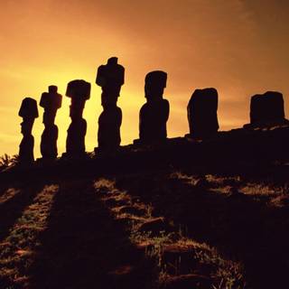 Easter island wallpaper