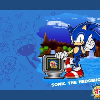 Wallpaper sonic hedgehog