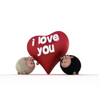 Free I love you wallpaper
