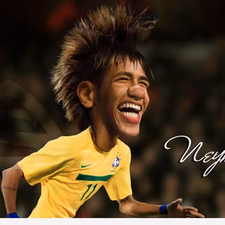 Neymar background Brazil flag 2015