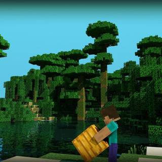 Minecraft HD wallpaper