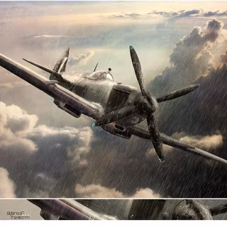 Vintage airplane wallpaper