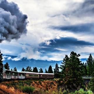 Steam engine wallpaper