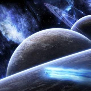 Space wallpaper 1366x768