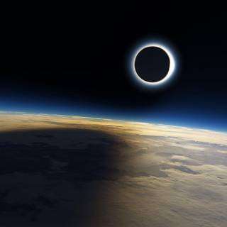 Solar eclipse wallpaper