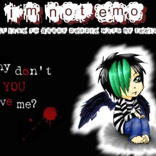 Emo boy wallpaper