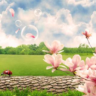 Spring scenes wallpaper