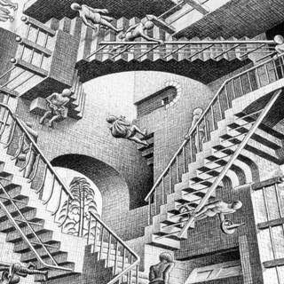 M.C. Escher wallpaper